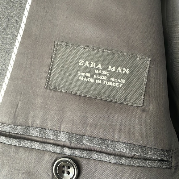 Zara suit grey - blazer 38 pants 40 - Picture 3 of 6